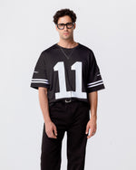 Black Jersey Oversized T-shirt
