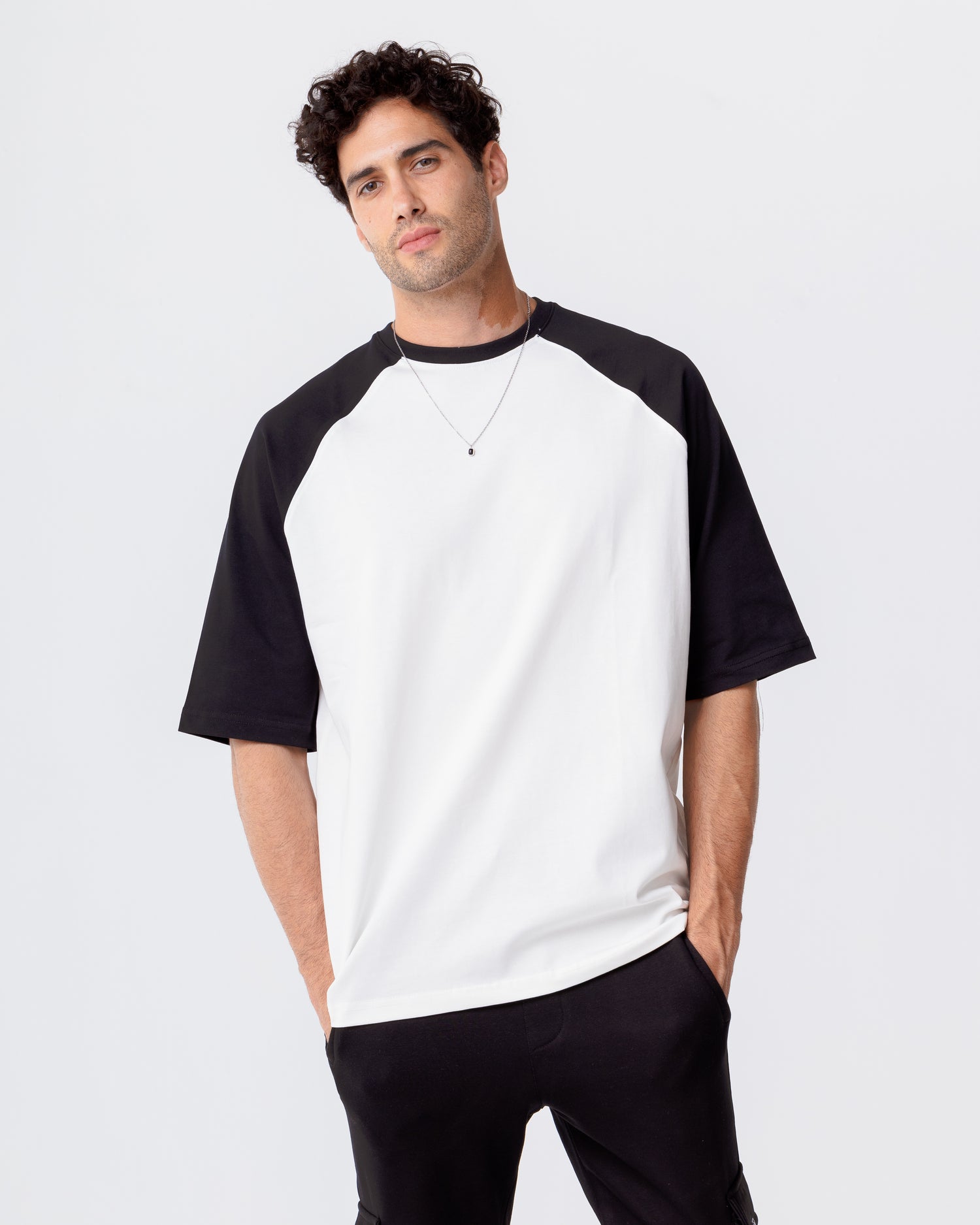 Baseball black oversized t-shirt