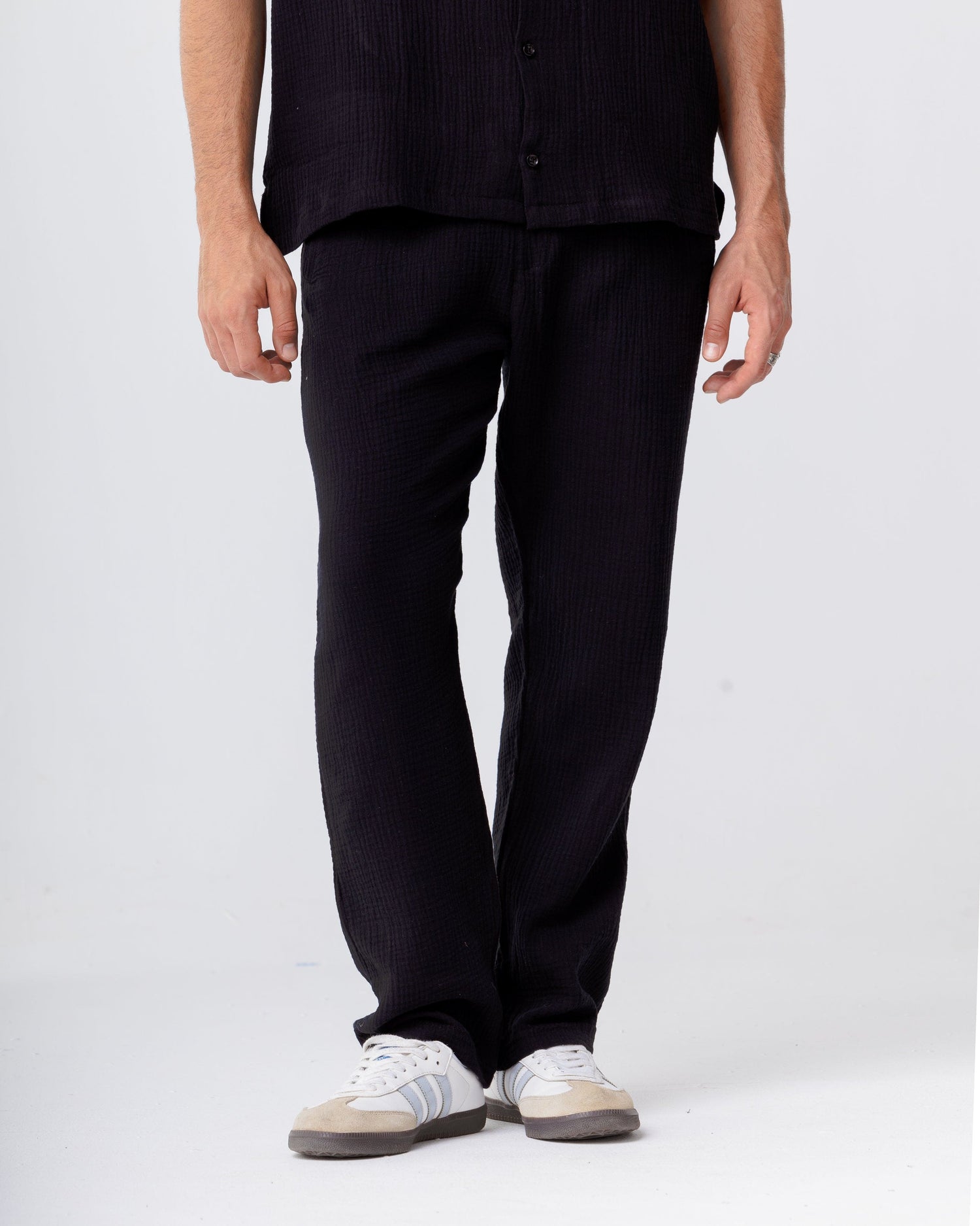 Linen Black Pants