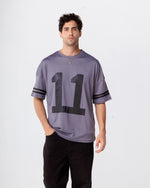 Grey Jersey Oversized T-shirt