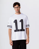 White Jersey Oversized T-shirt