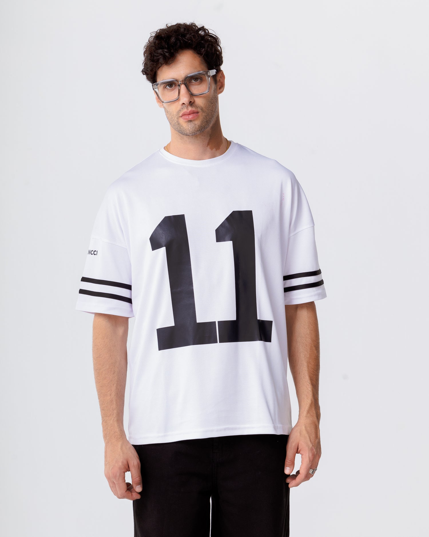 White Jersey Oversized T-shirt