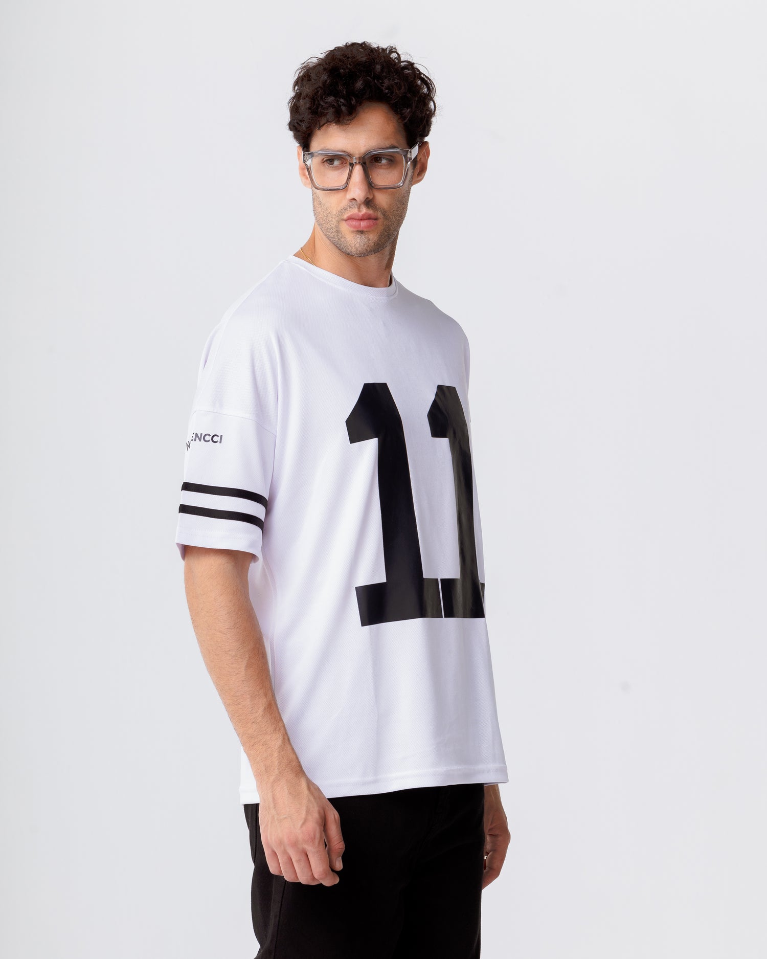 White Jersey Oversized T-shirt