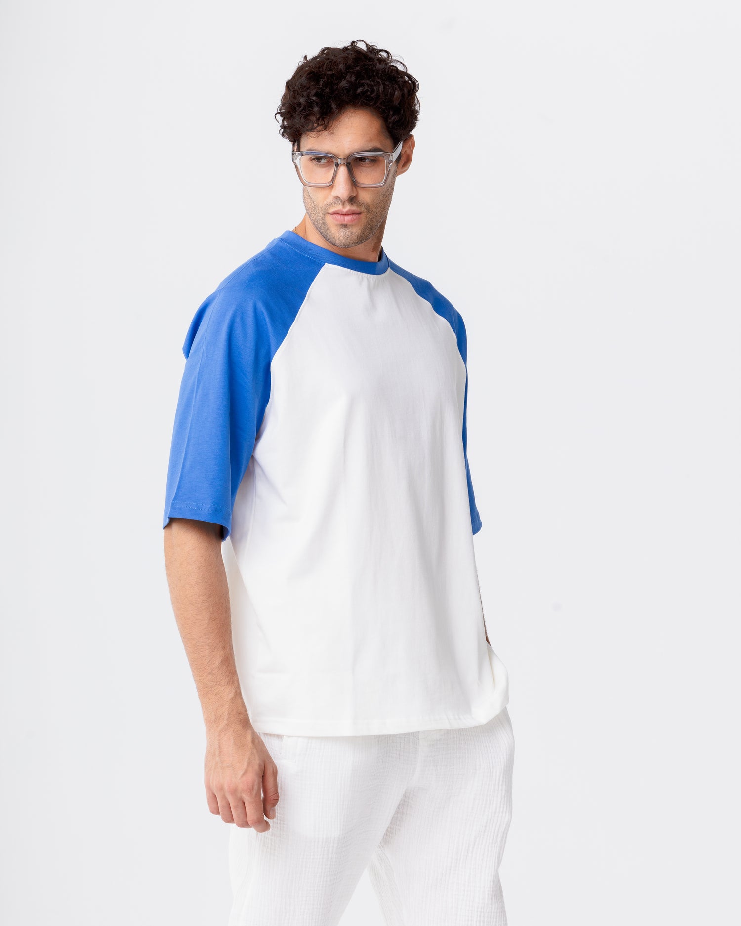 Blue Baseball Oversized T-shirt