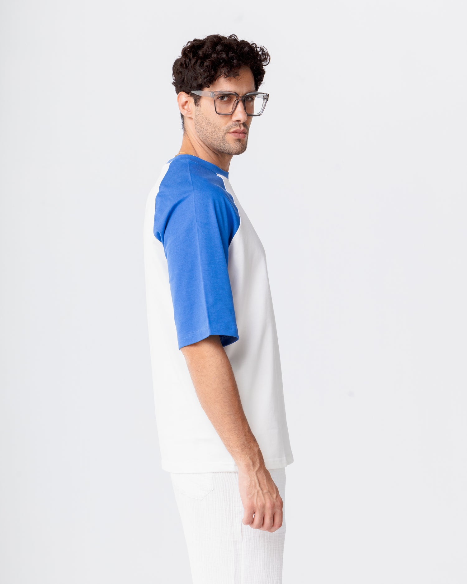 Blue Baseball Oversized T-shirt