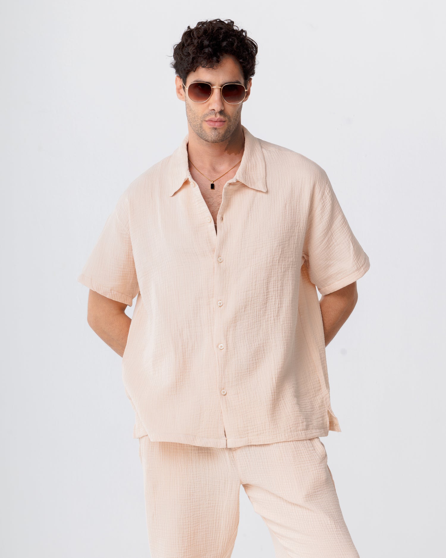 Linen Beige Shirt