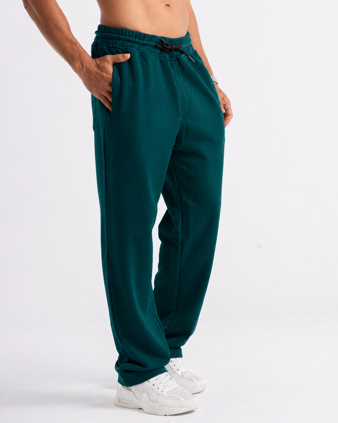 Wide Fit Teal Pants