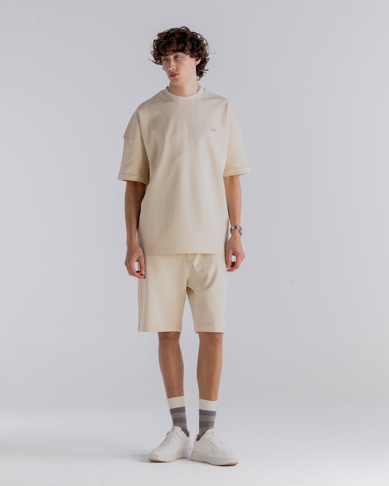 Creamy Set Shorts