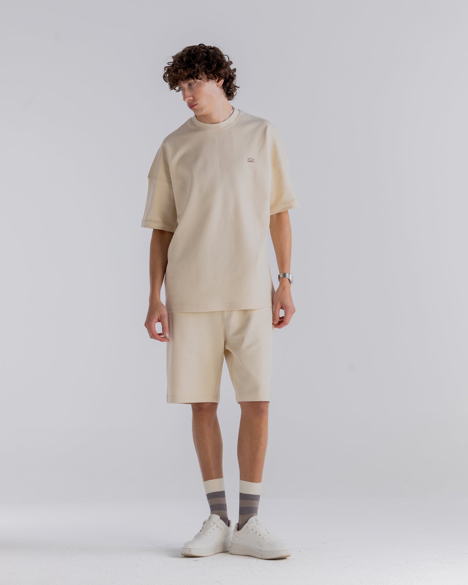 Creamy Set Shorts