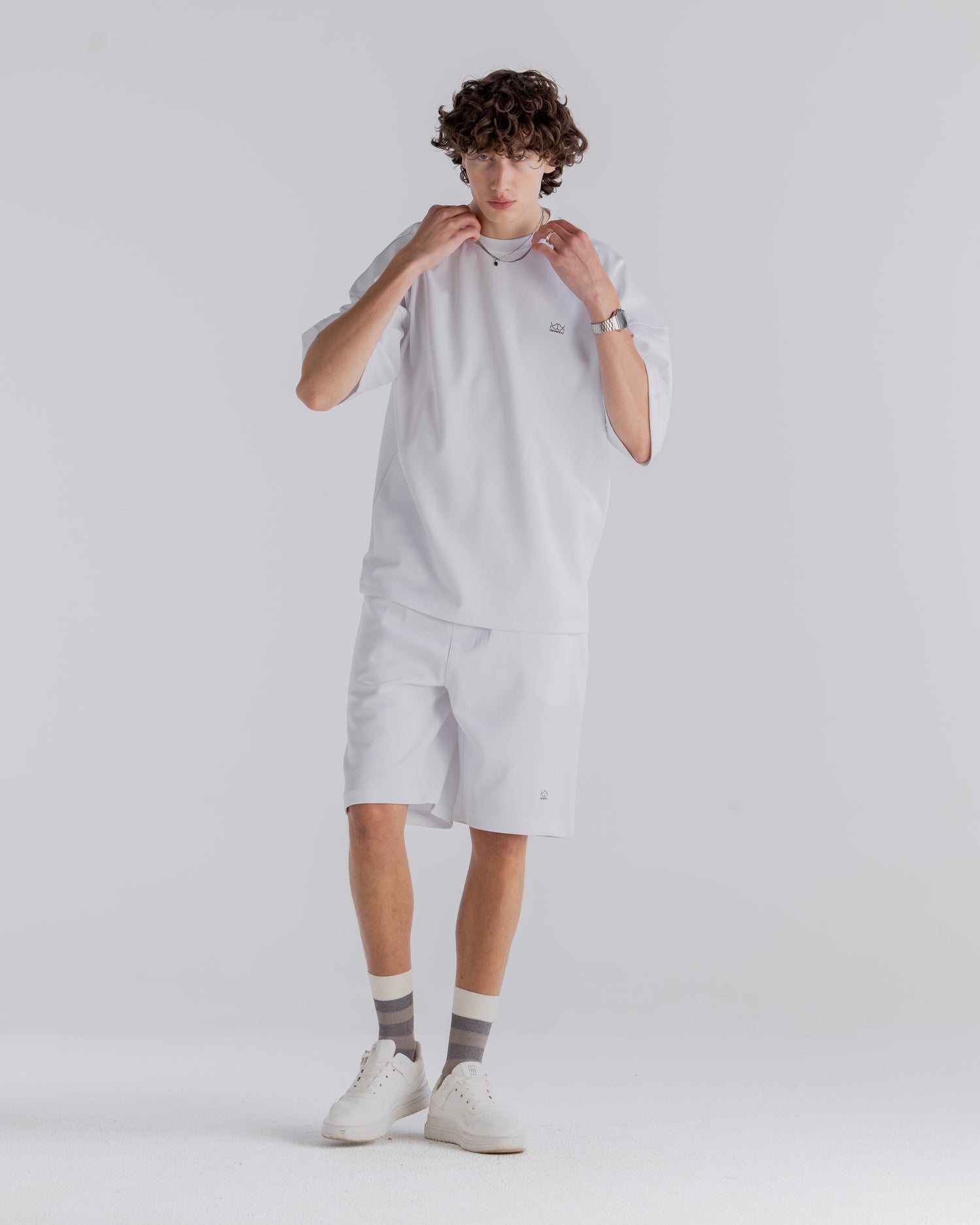 White Set Shorts