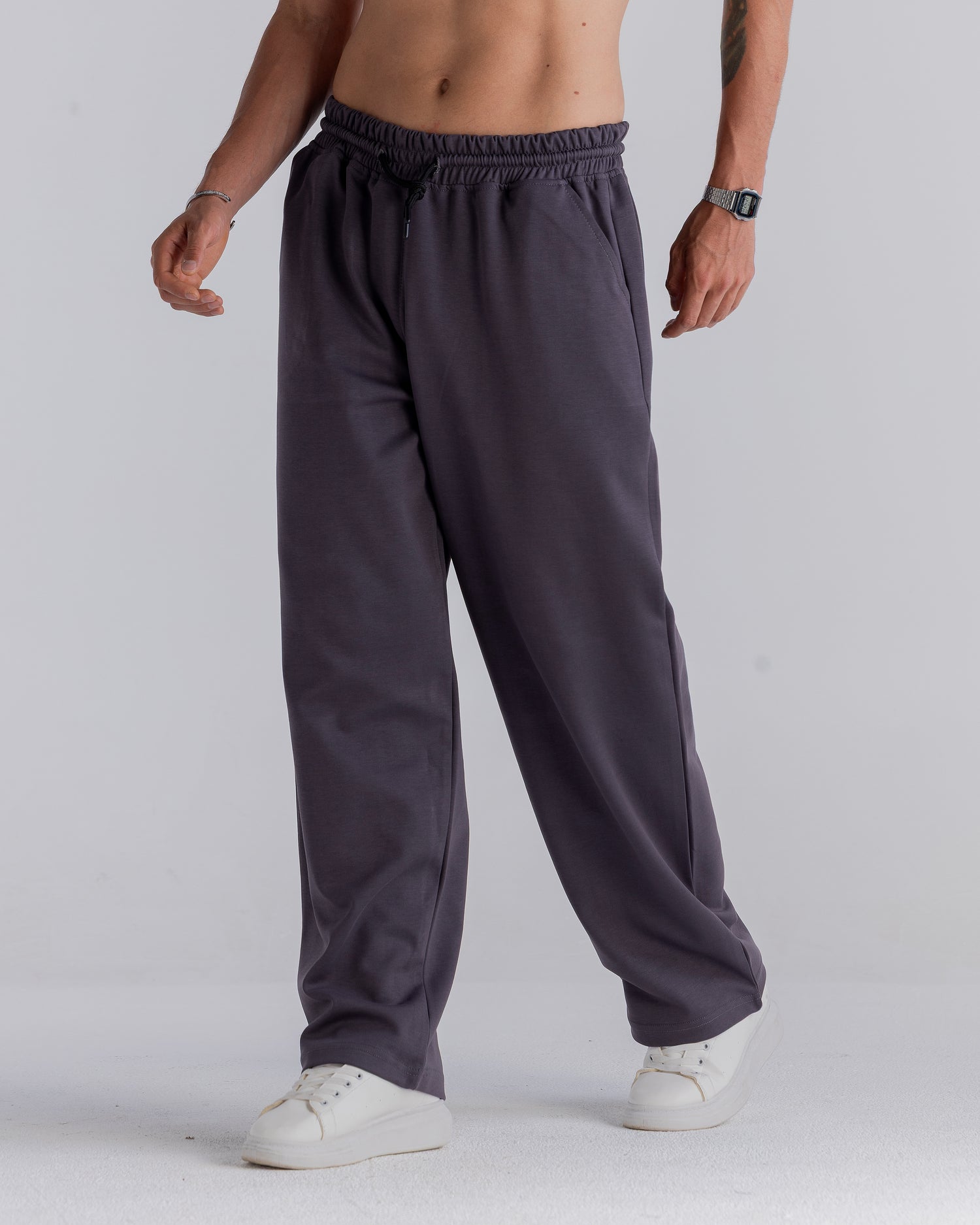 Dark Grey Balloon Pants