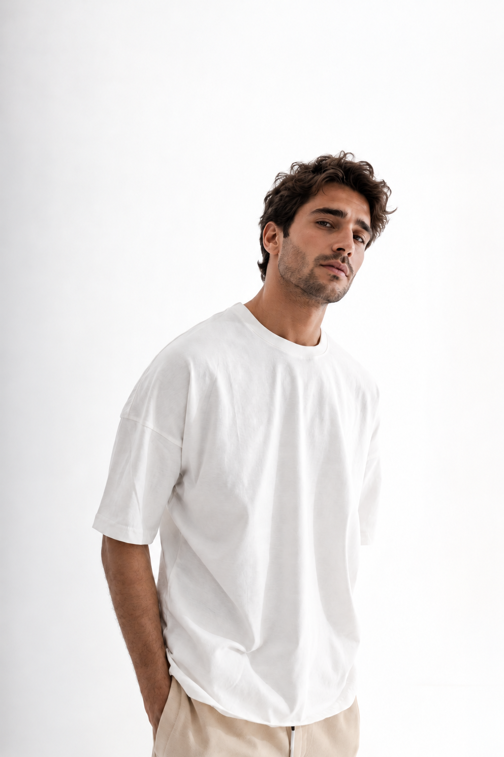 Basic White Oversized T-shirt