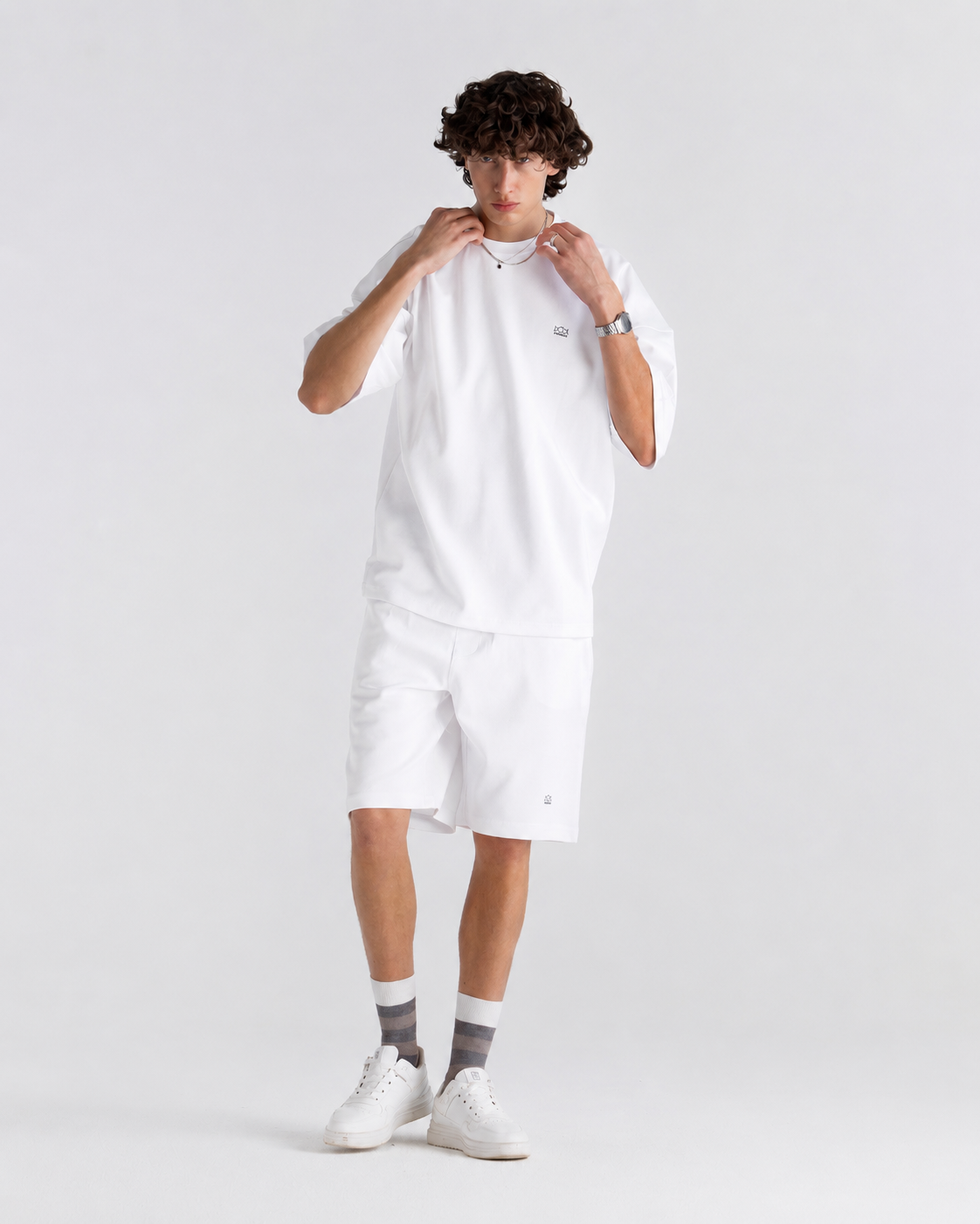 White Set Shorts