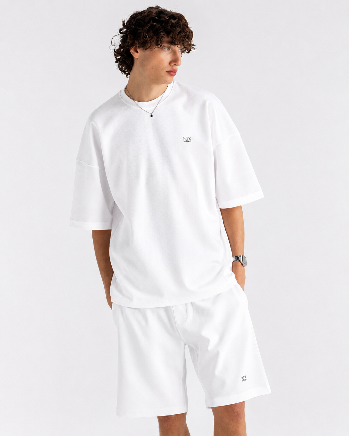 White Set Shorts