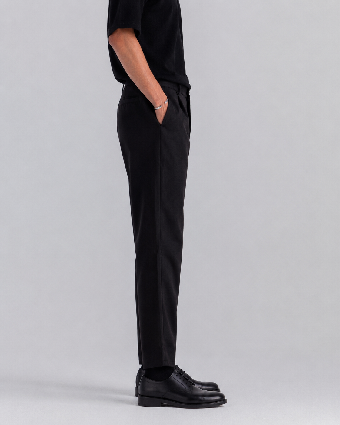 Black Regular Fit Chino Pants