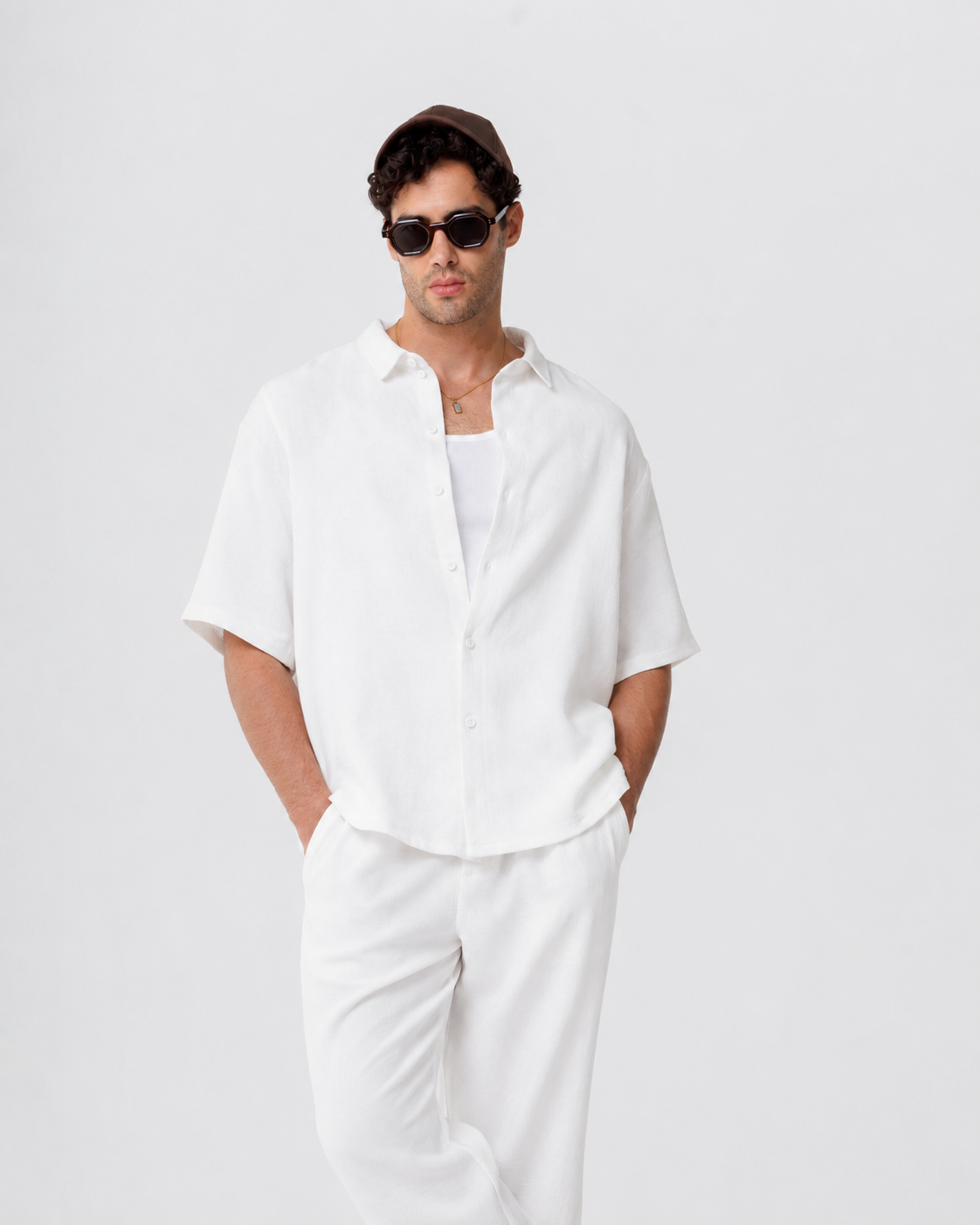 White Linen Shirt