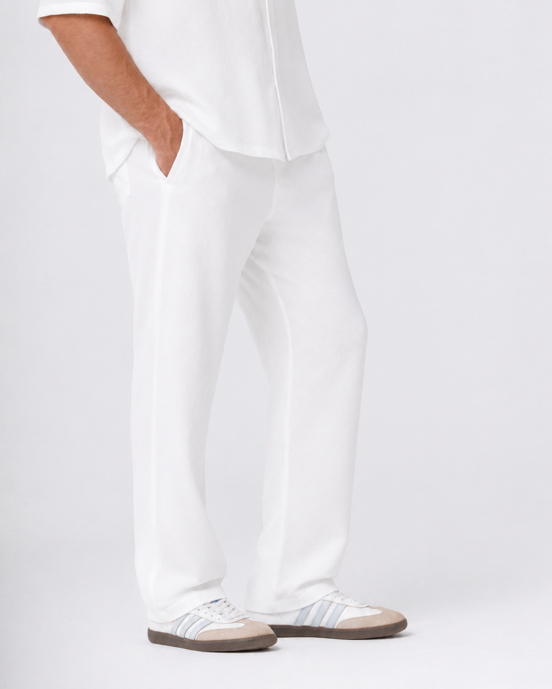White Linen Pants