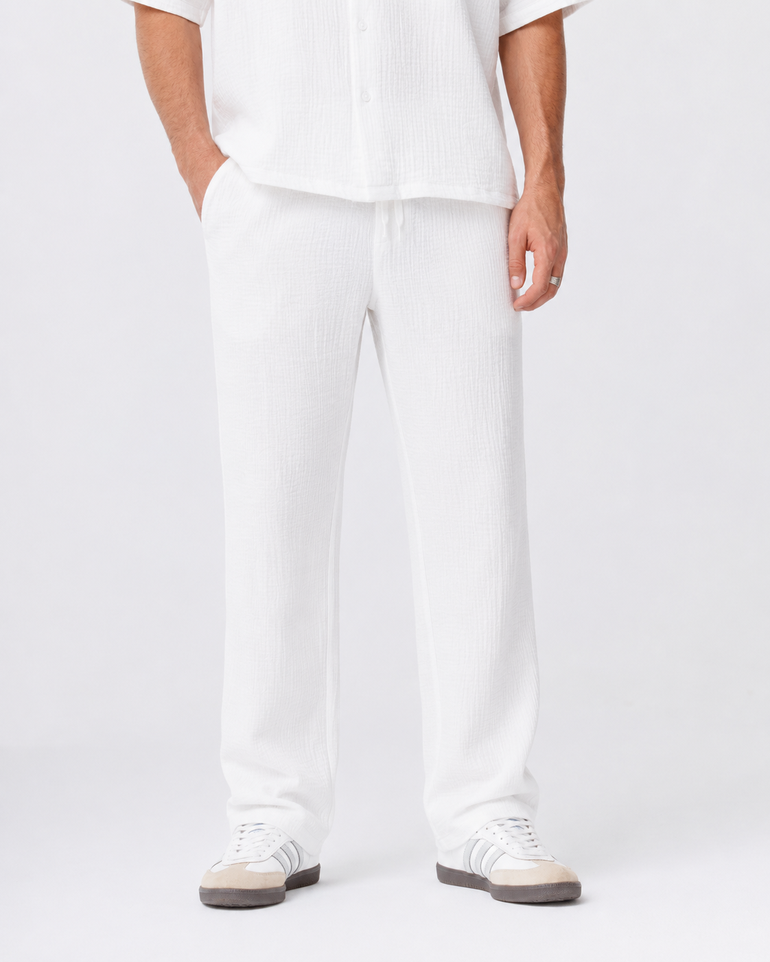 White Linen Pants