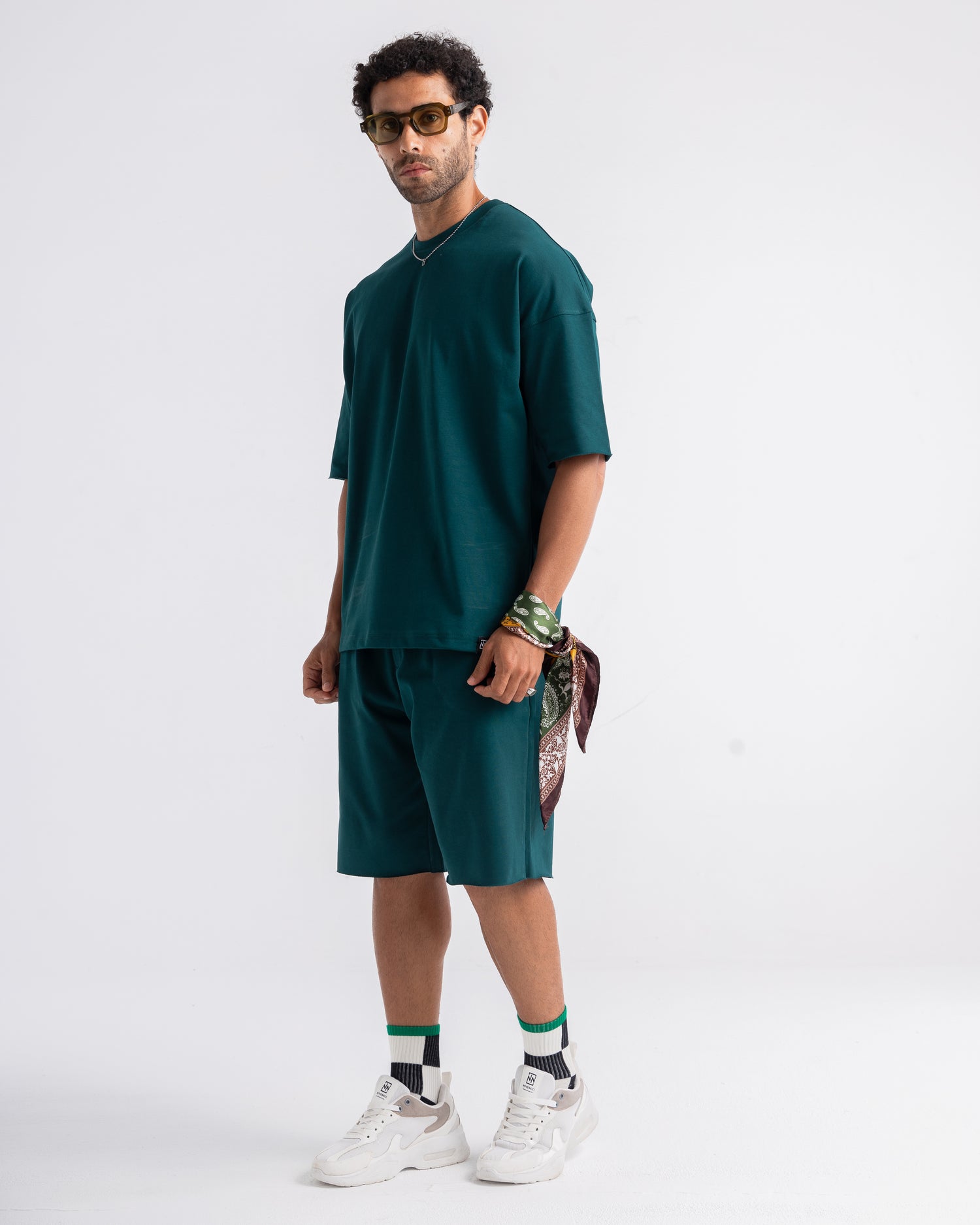 T-shirt & Short Teal set