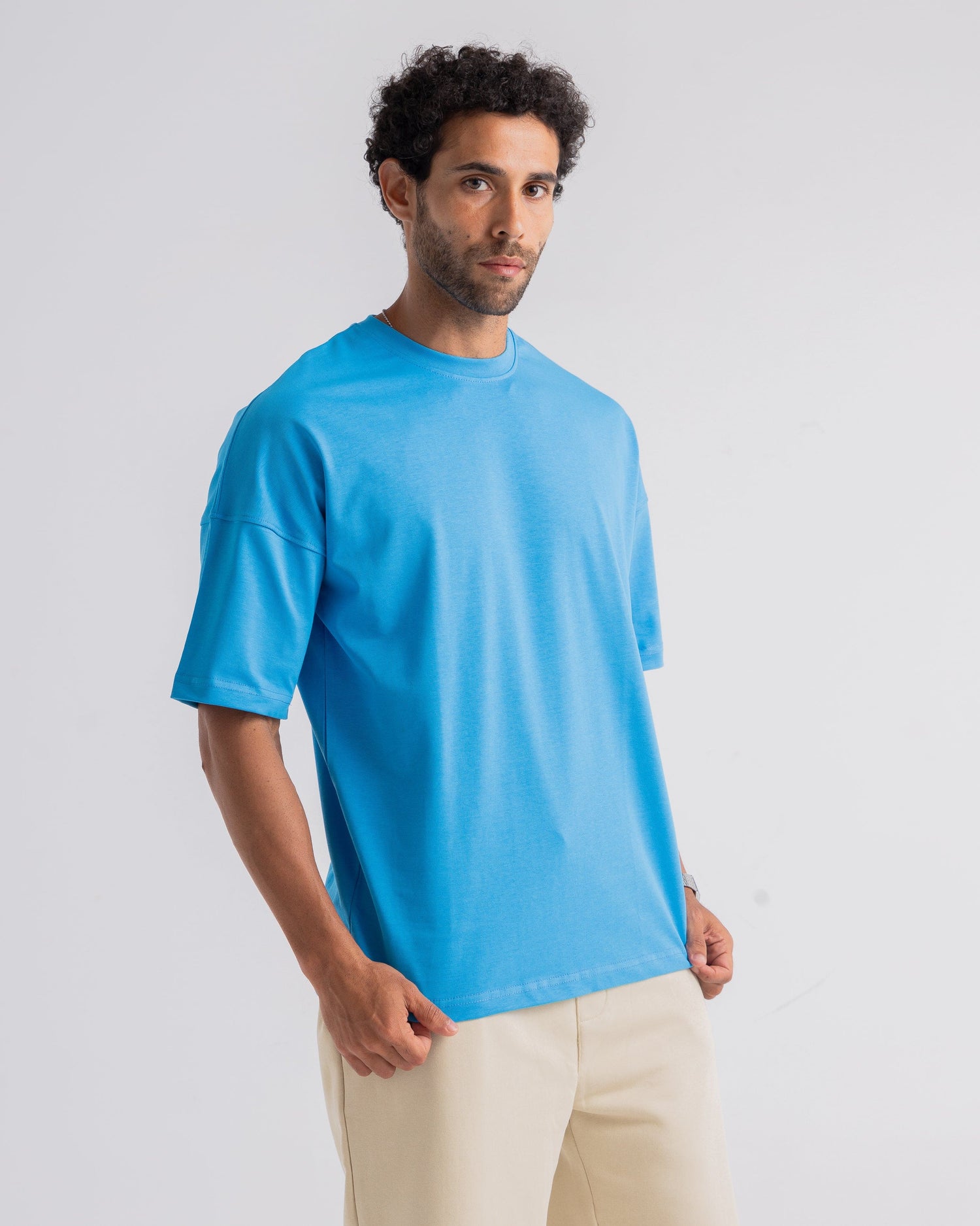 Basic Blue Oversized T-shirt