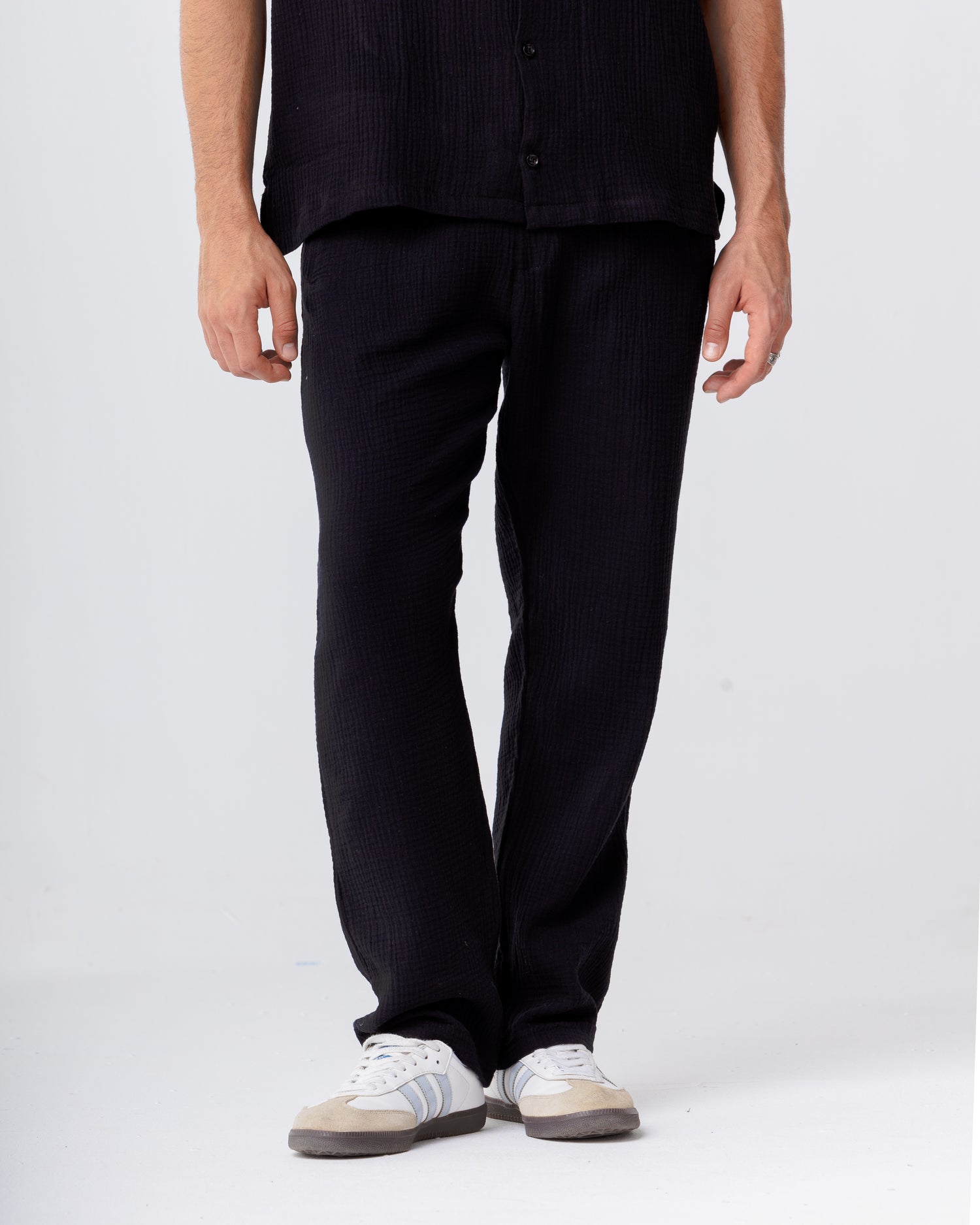 Linen Black Pants
