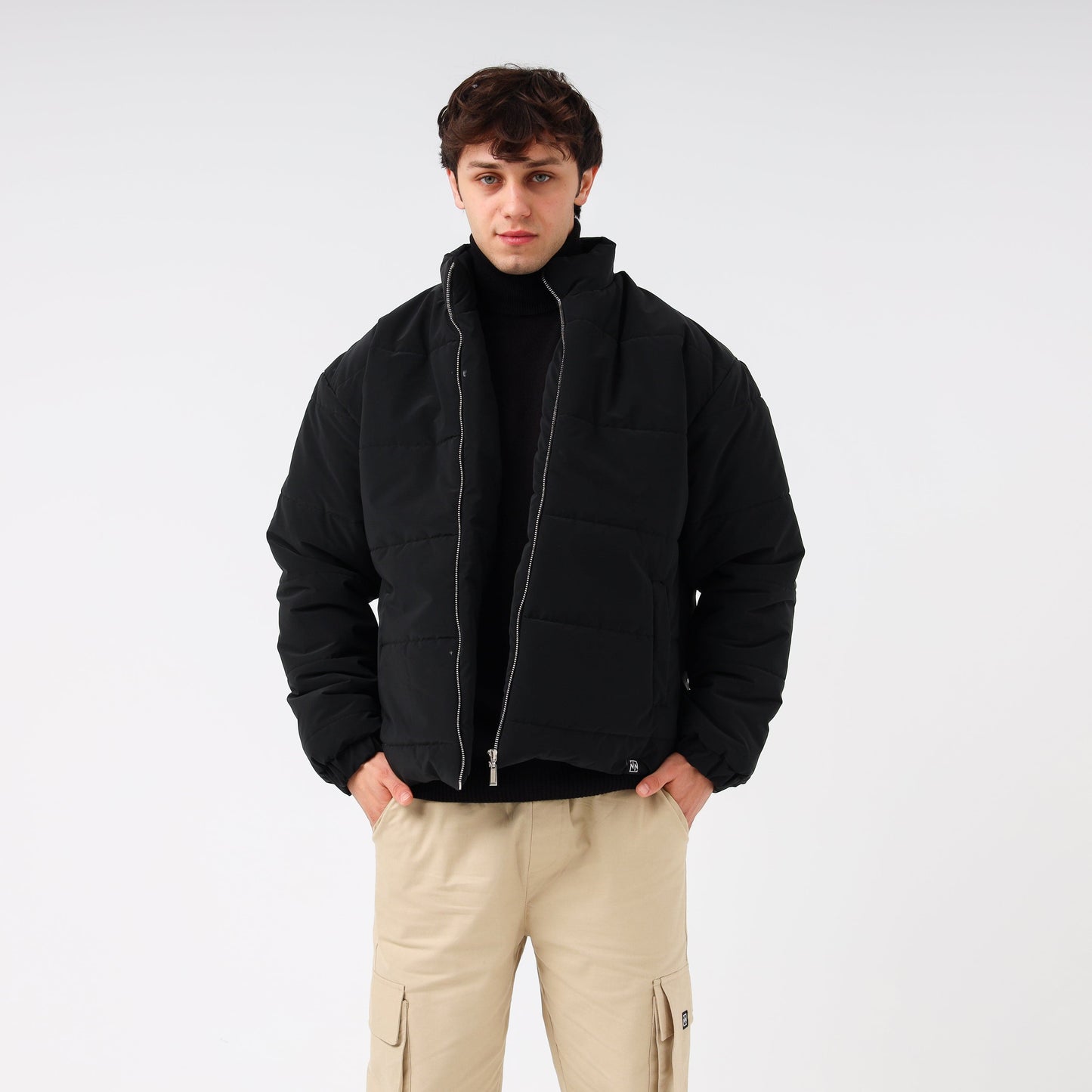Puffer black jacket – Novencci