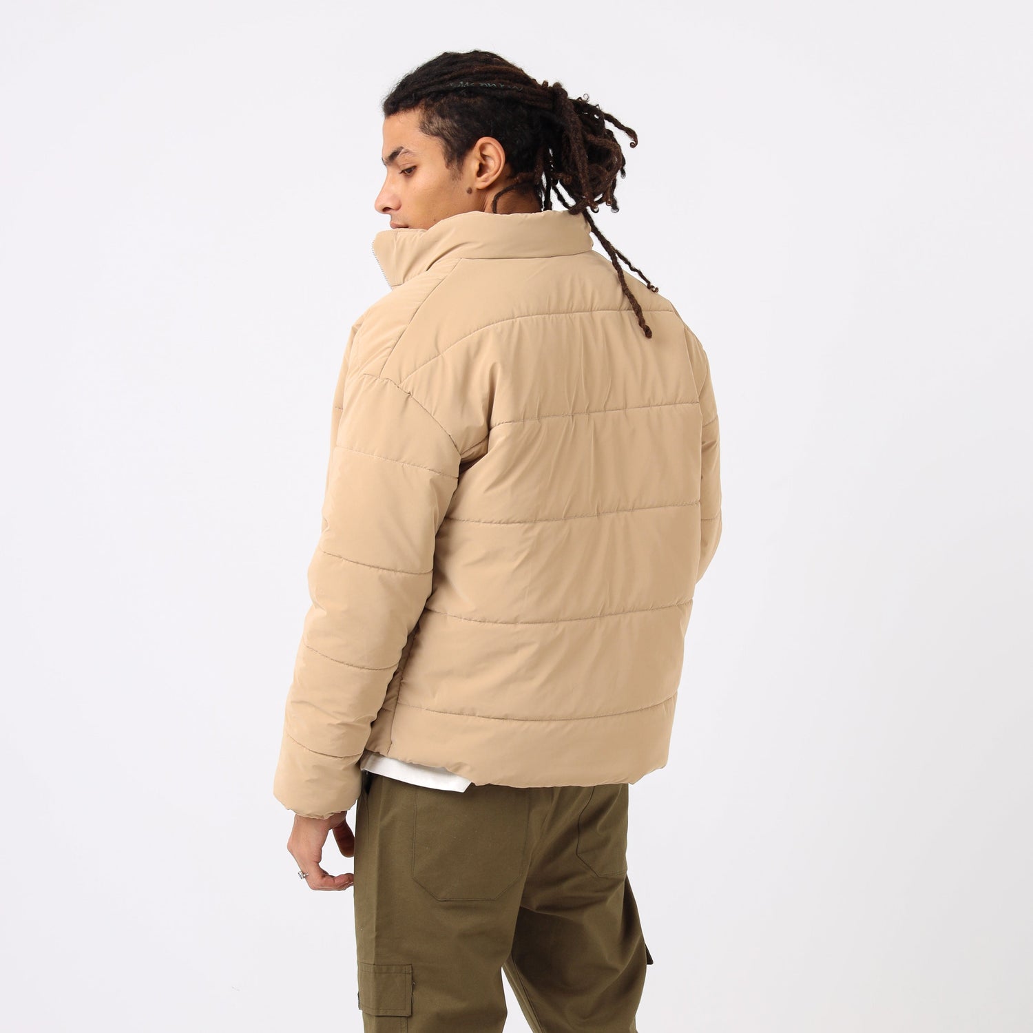 Puffer beige jacket