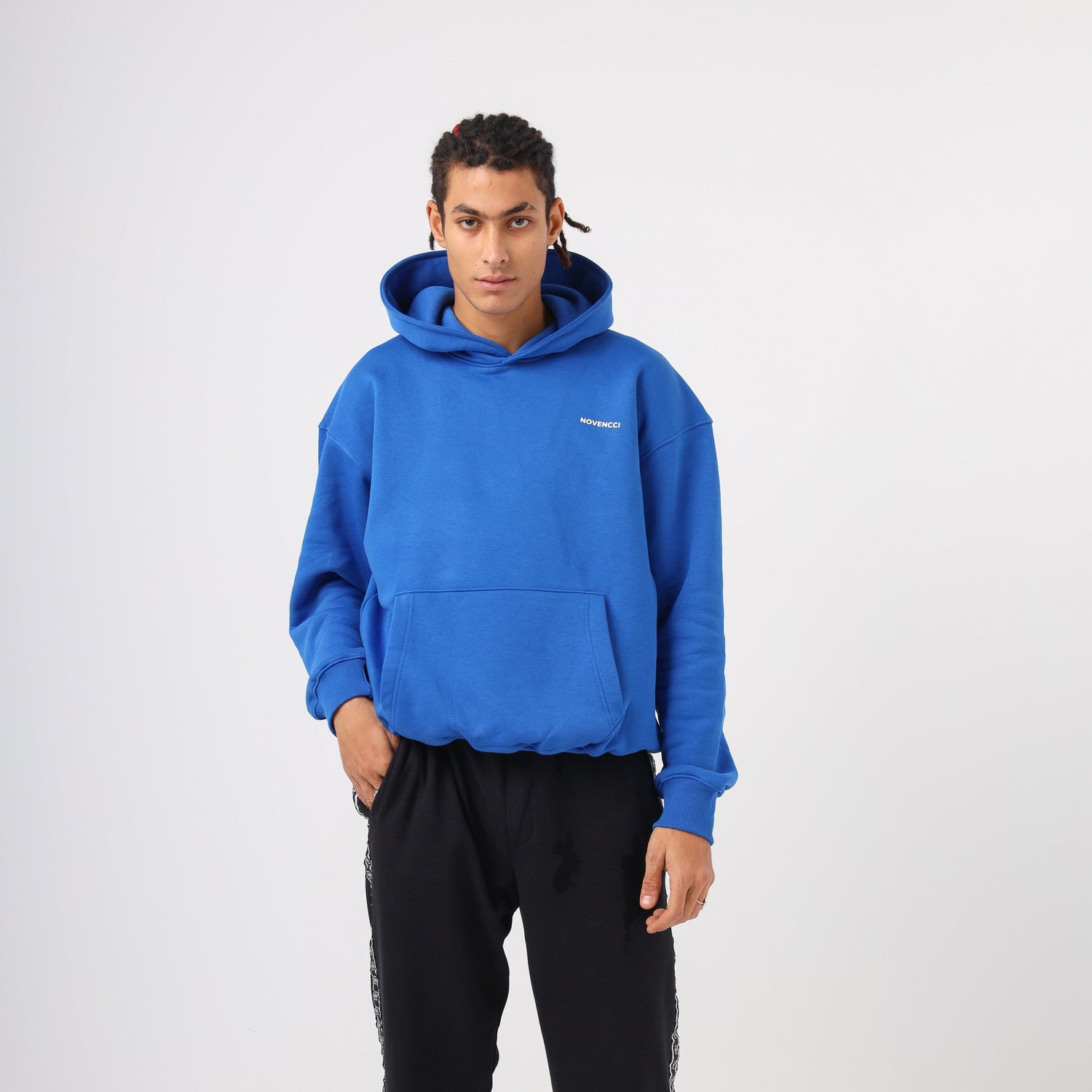 Basic blue hoodie