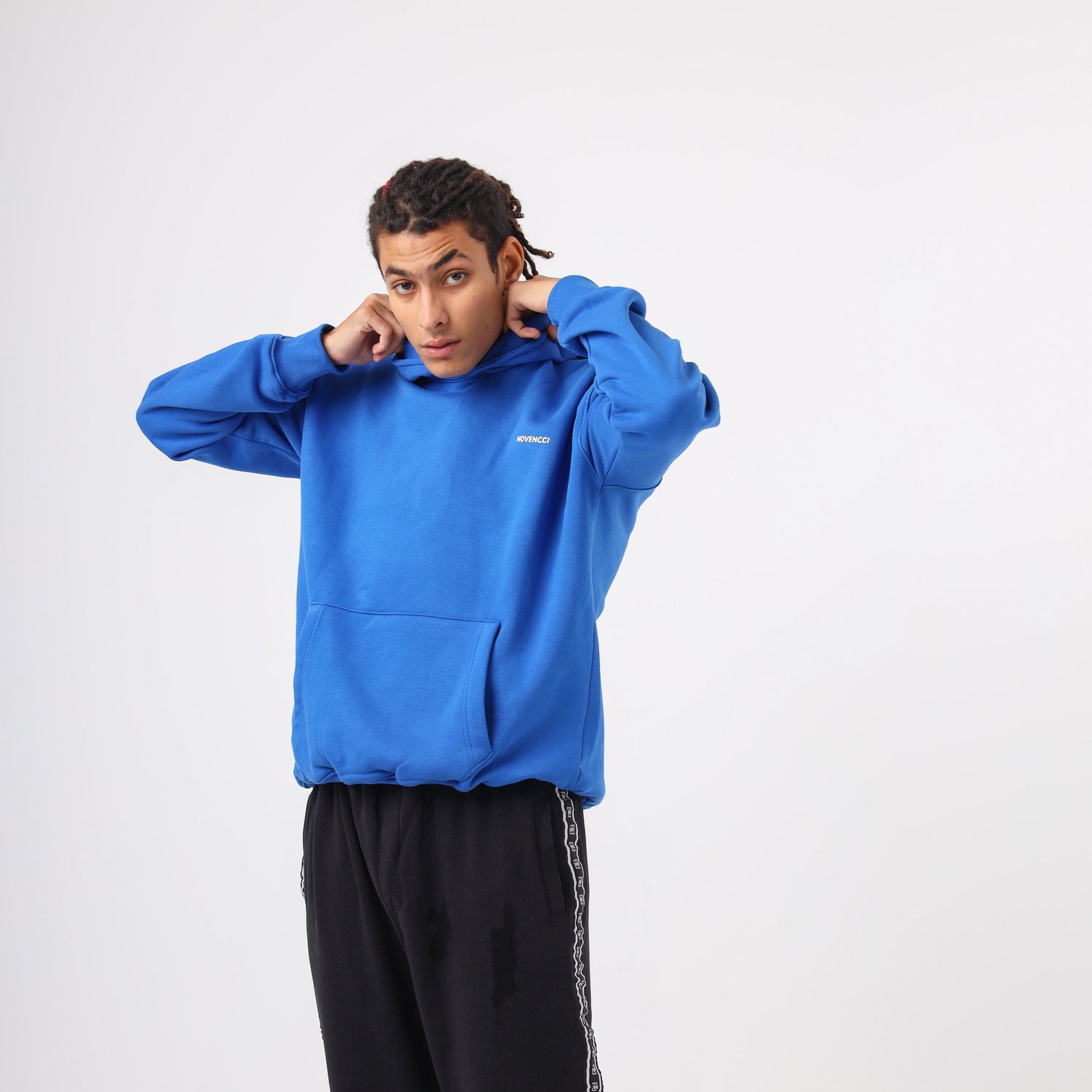 Basic blue hoodie