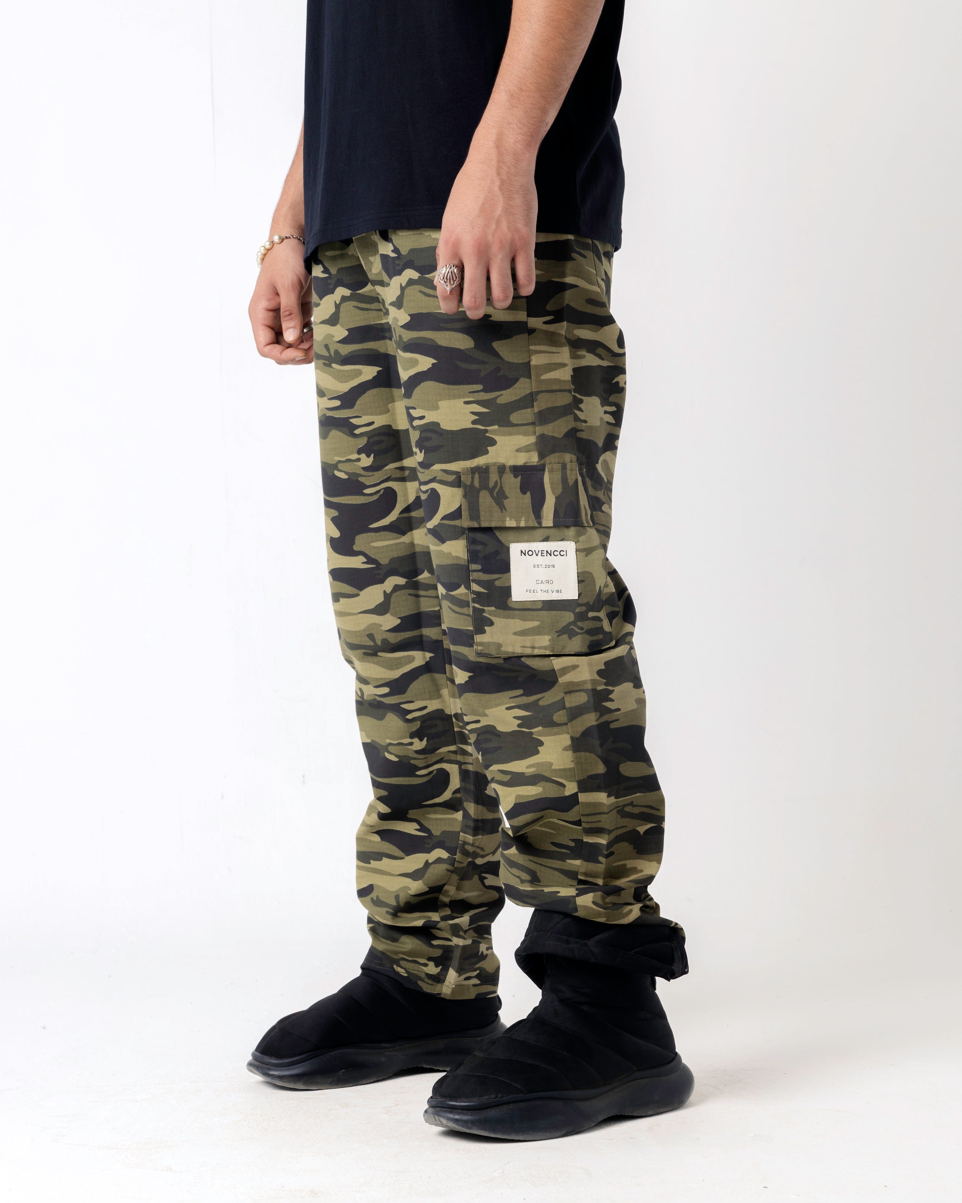 Cargo darkgreen army pants – Novencci