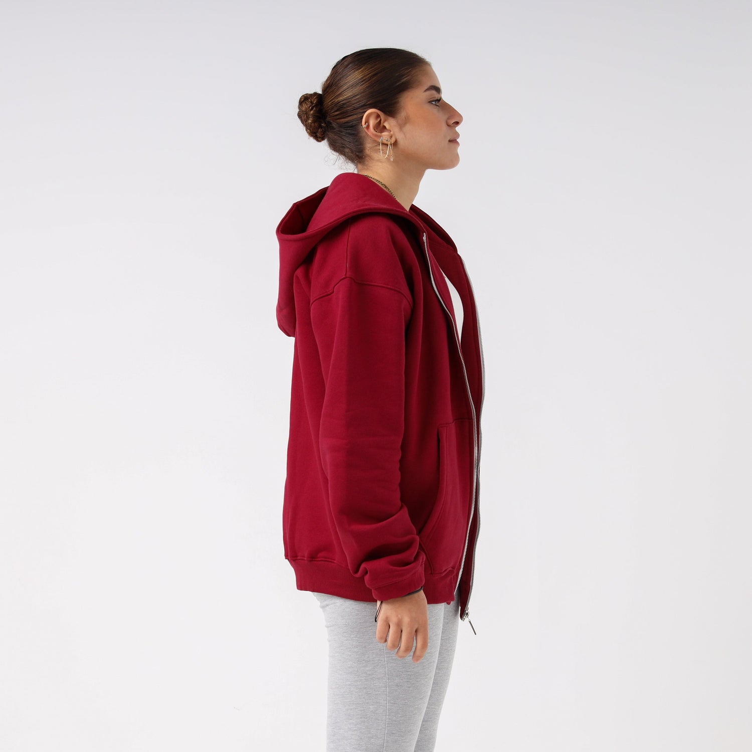 Basic maroon sweatshirt