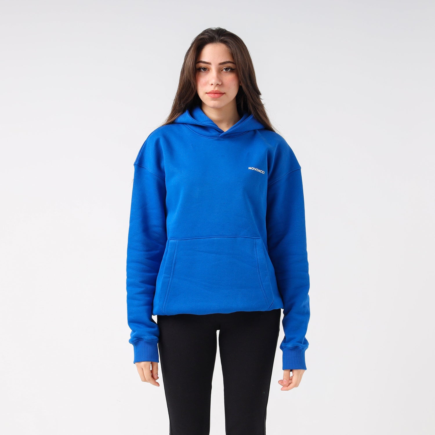 Basic blue hoodie