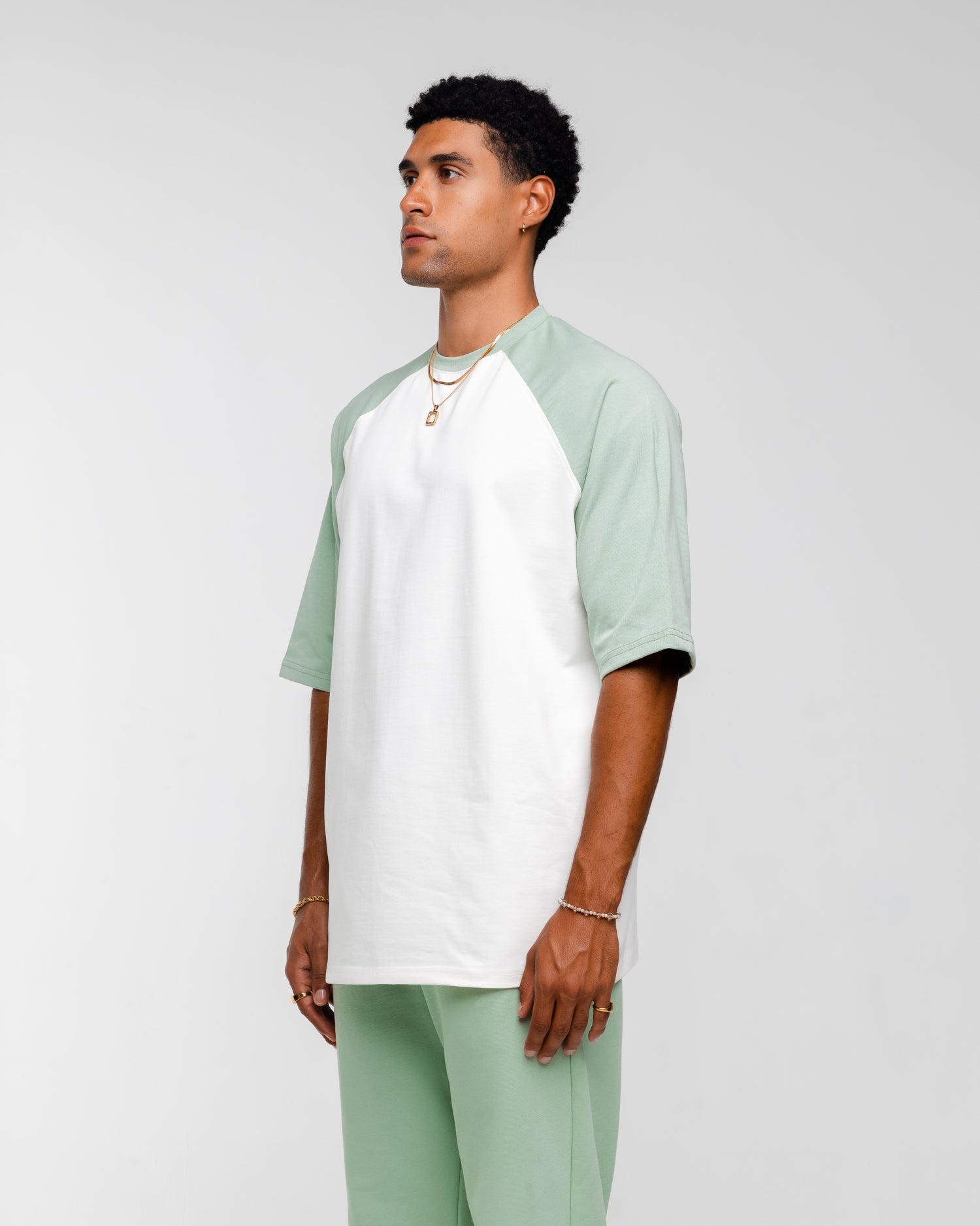 Baseball mint oversized t-shirt