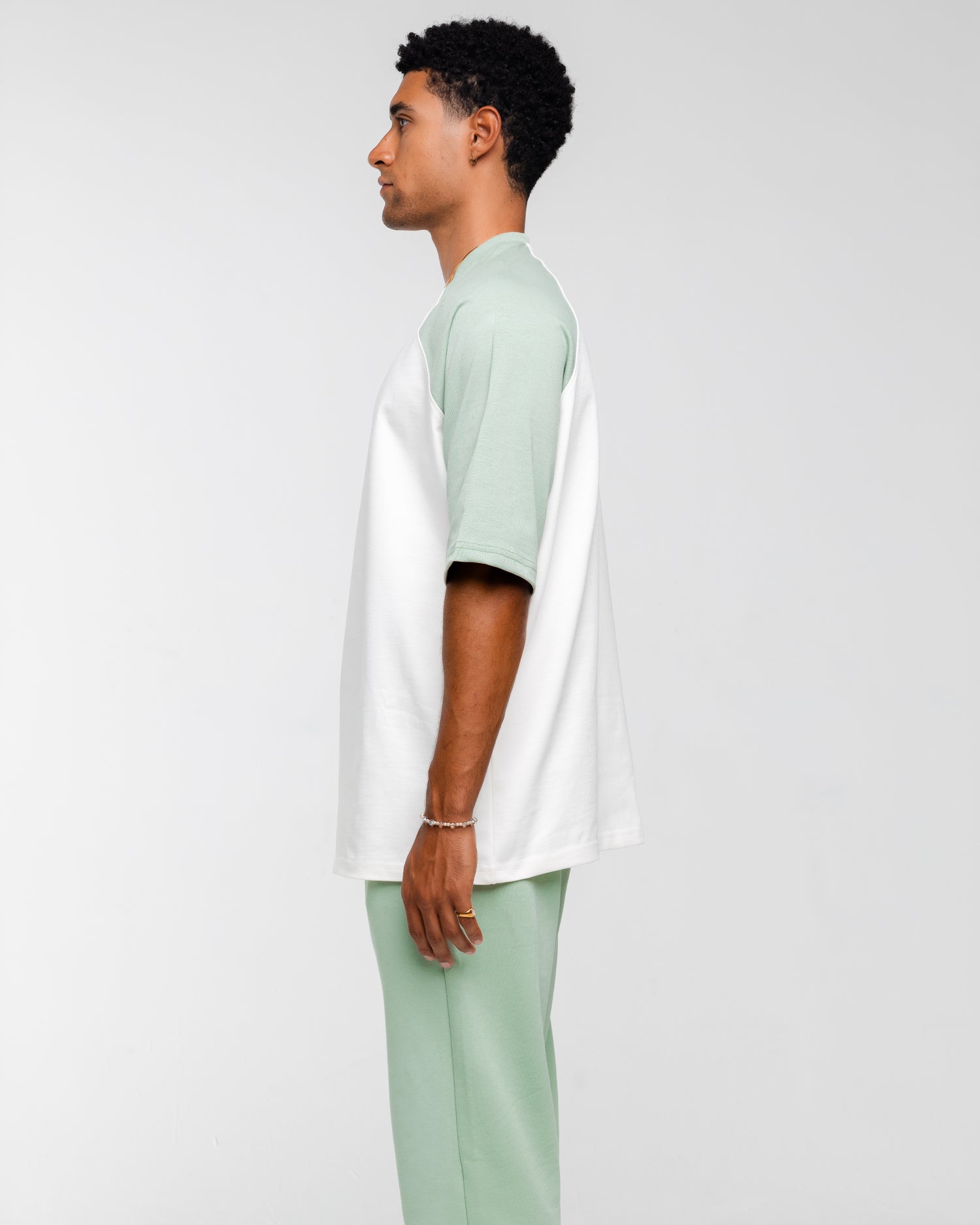 Baseball mint oversized t-shirt