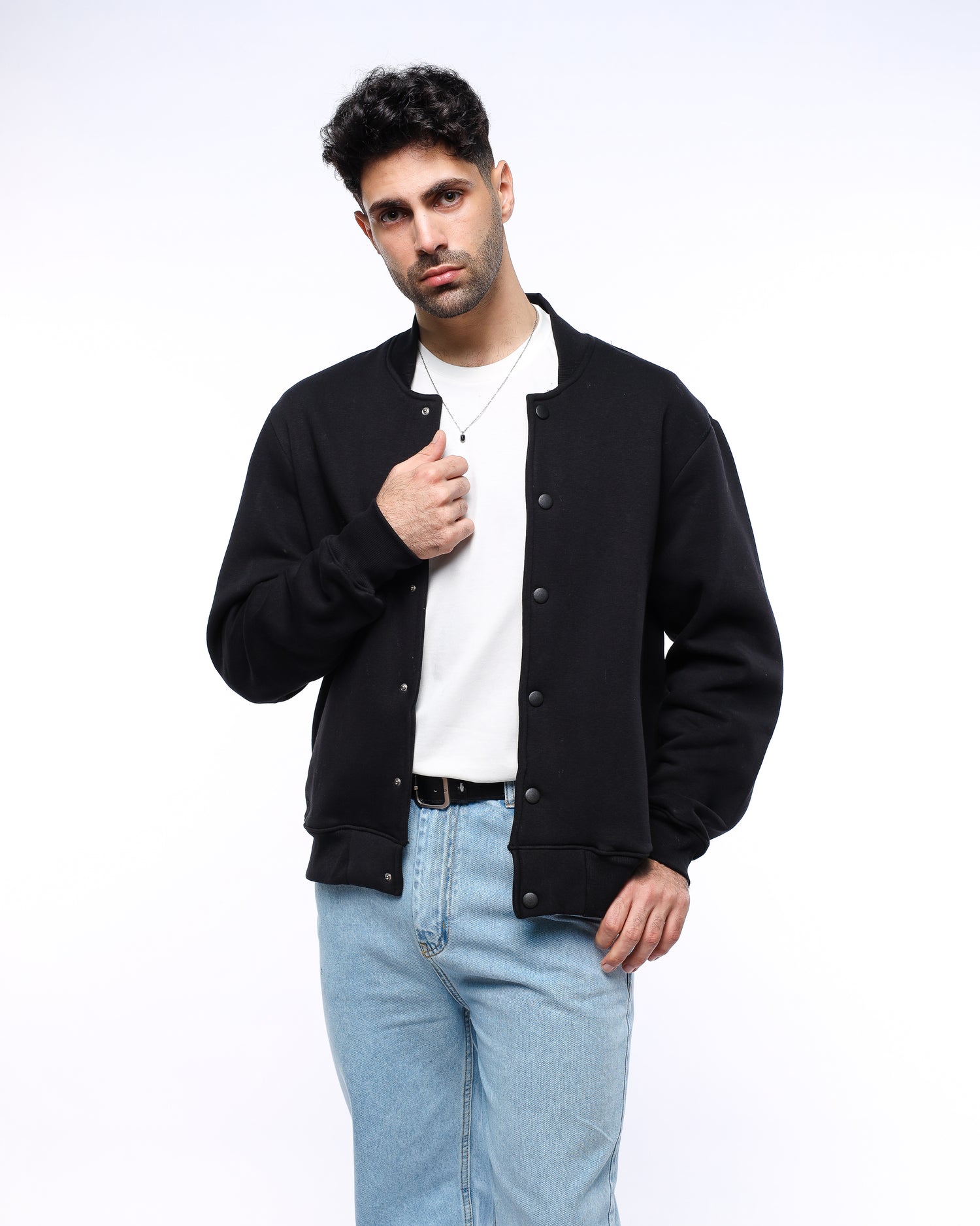 NVC Black Baseball Jacket