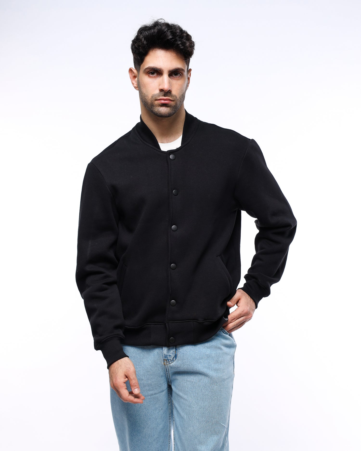 NVC Black Baseball Jacket