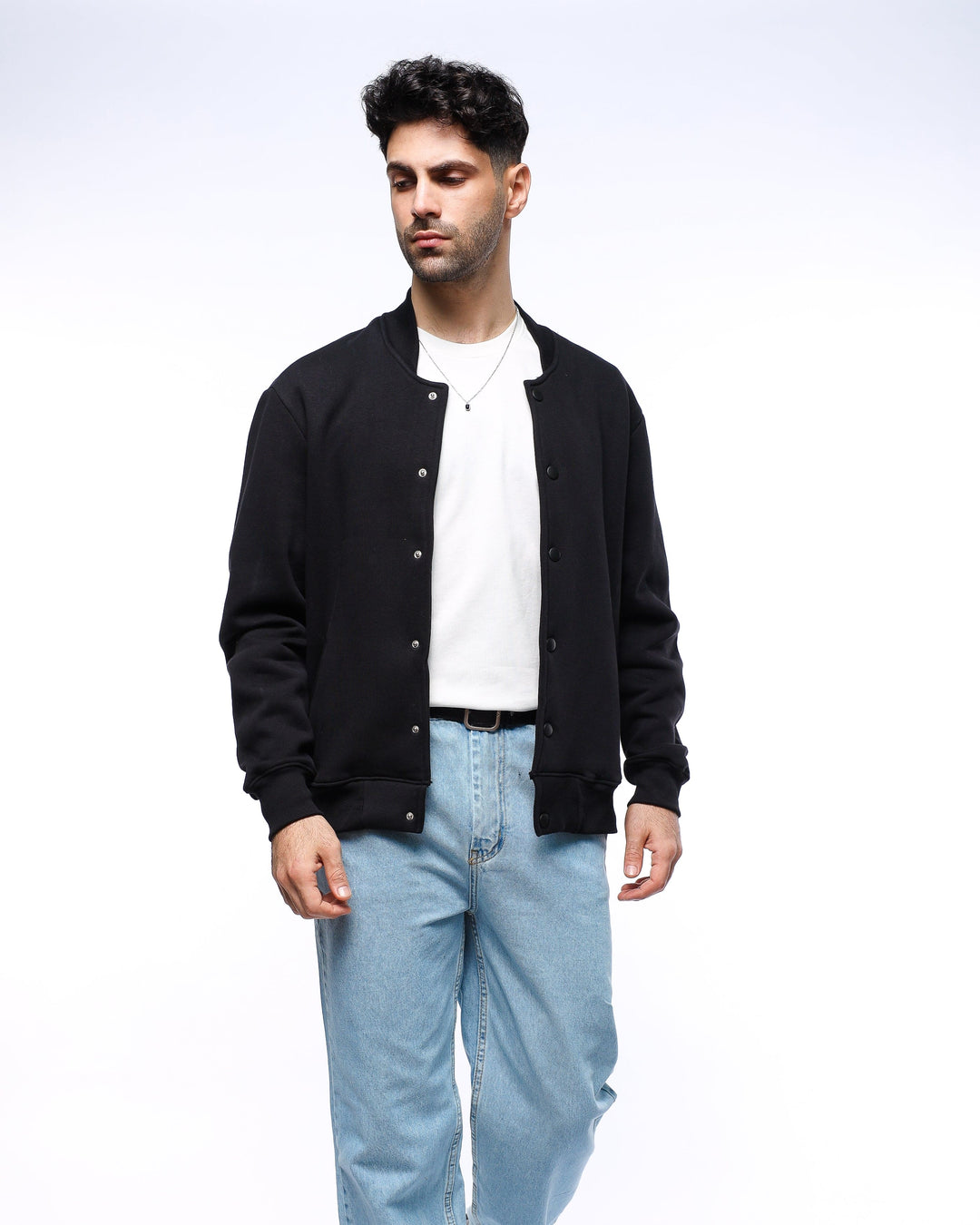 NVC Black Baseball Jacket