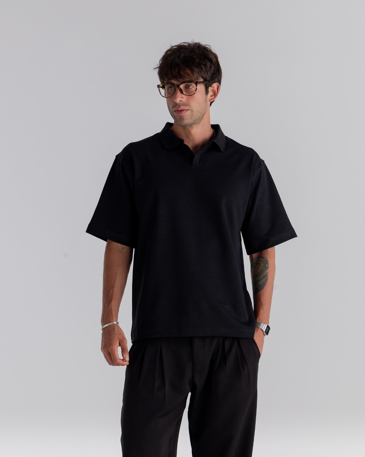 Black Basic Polo