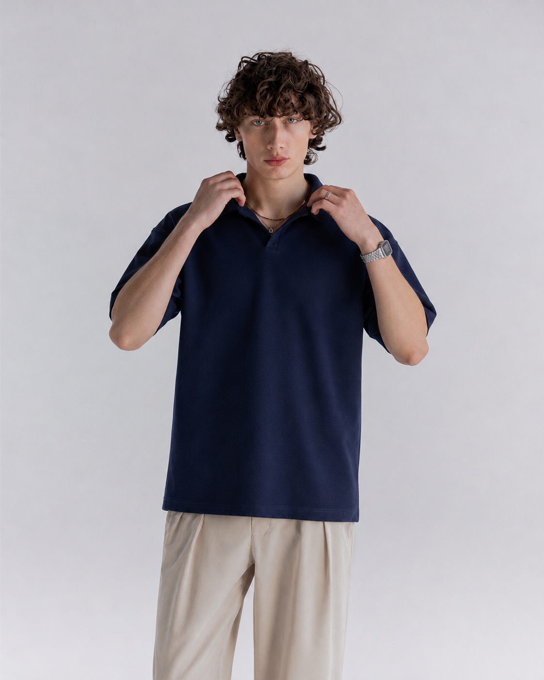 Navy Basic Polo