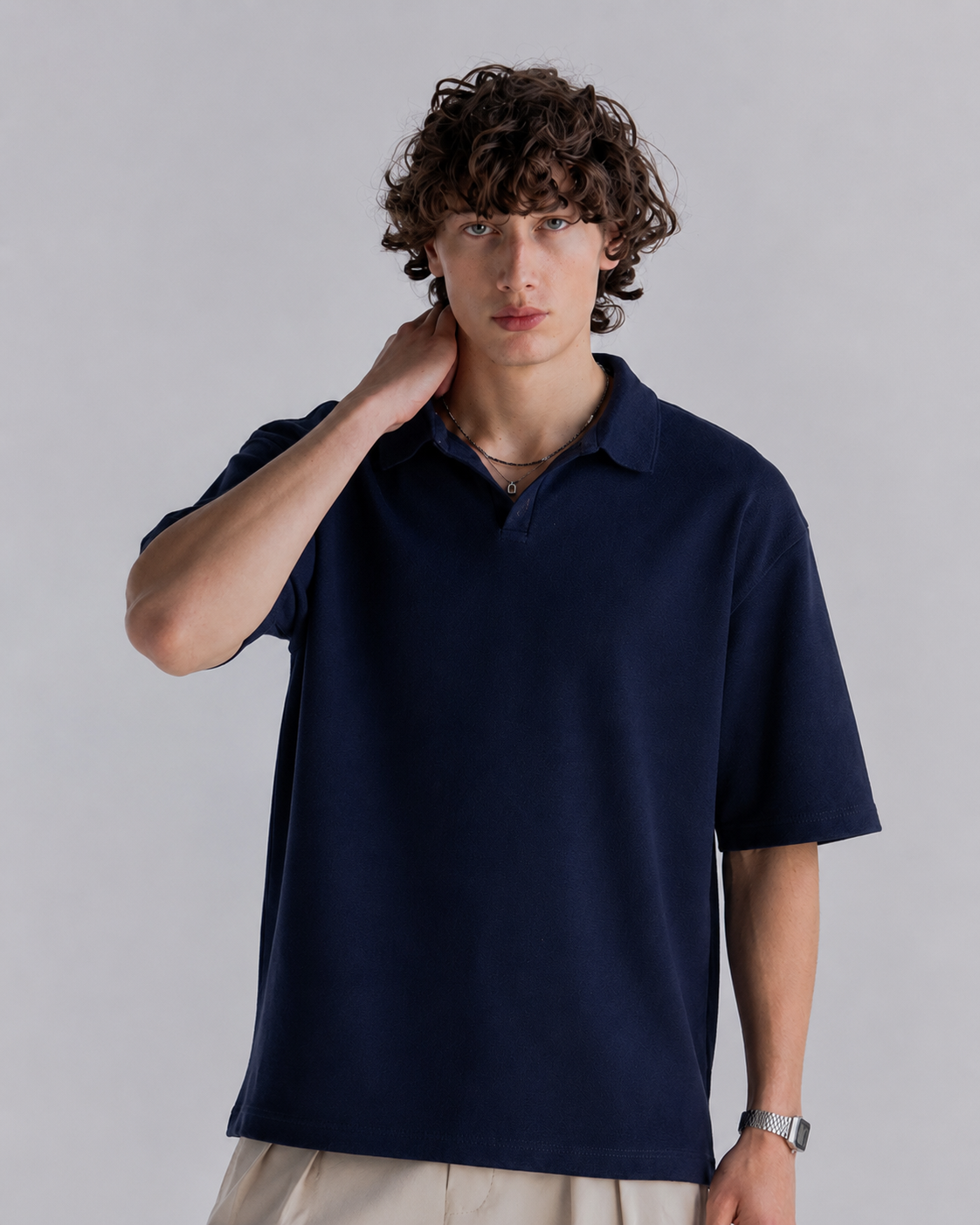 Navy Basic Polo