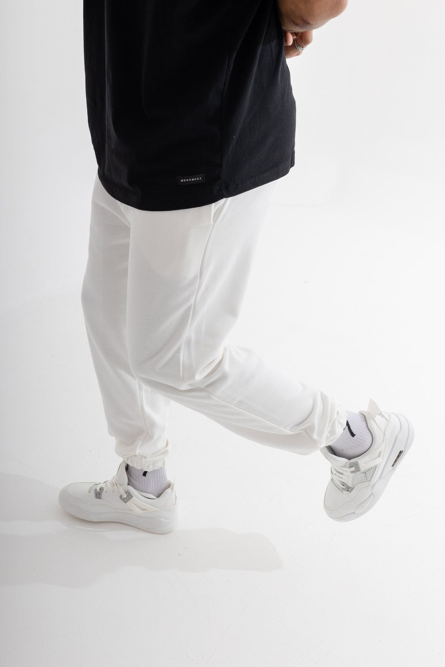 Basic white sweatpants
