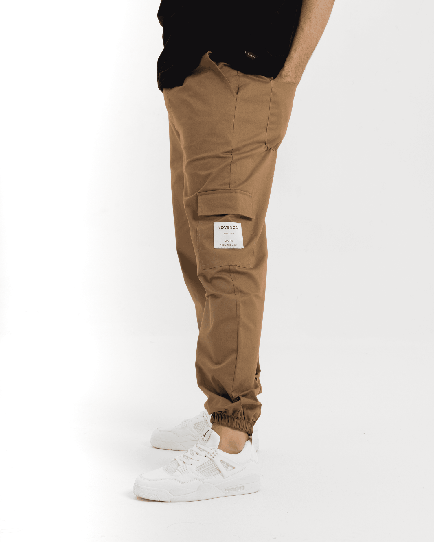 Jogger sugar brown pants cargo pockets