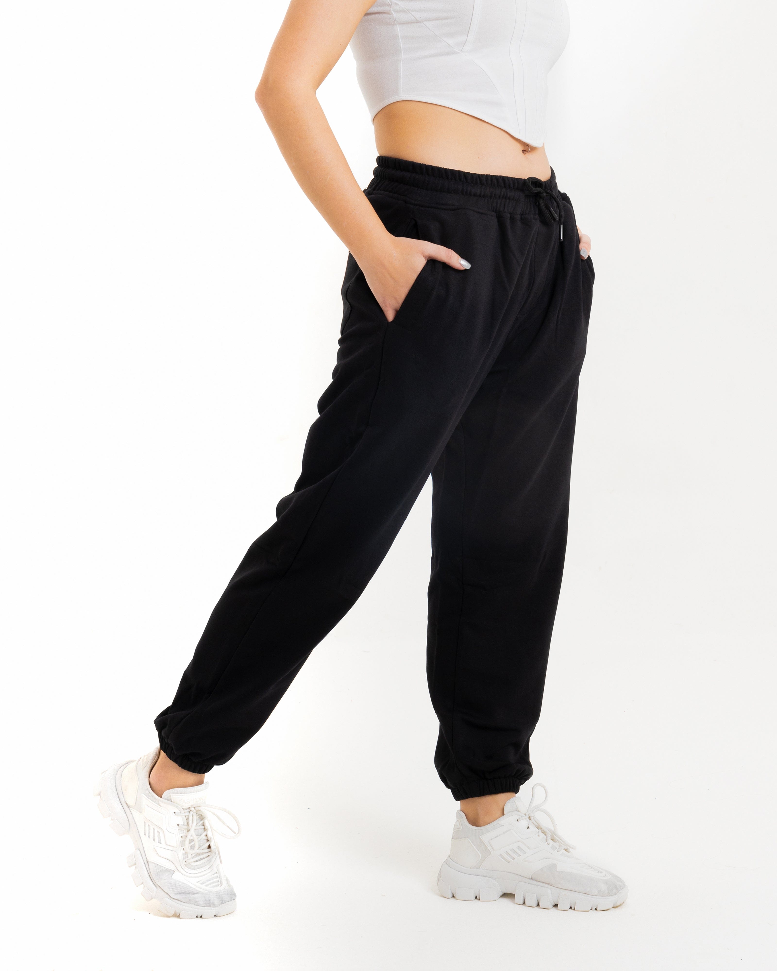 Basic Black Sweatpants – Novencci EG