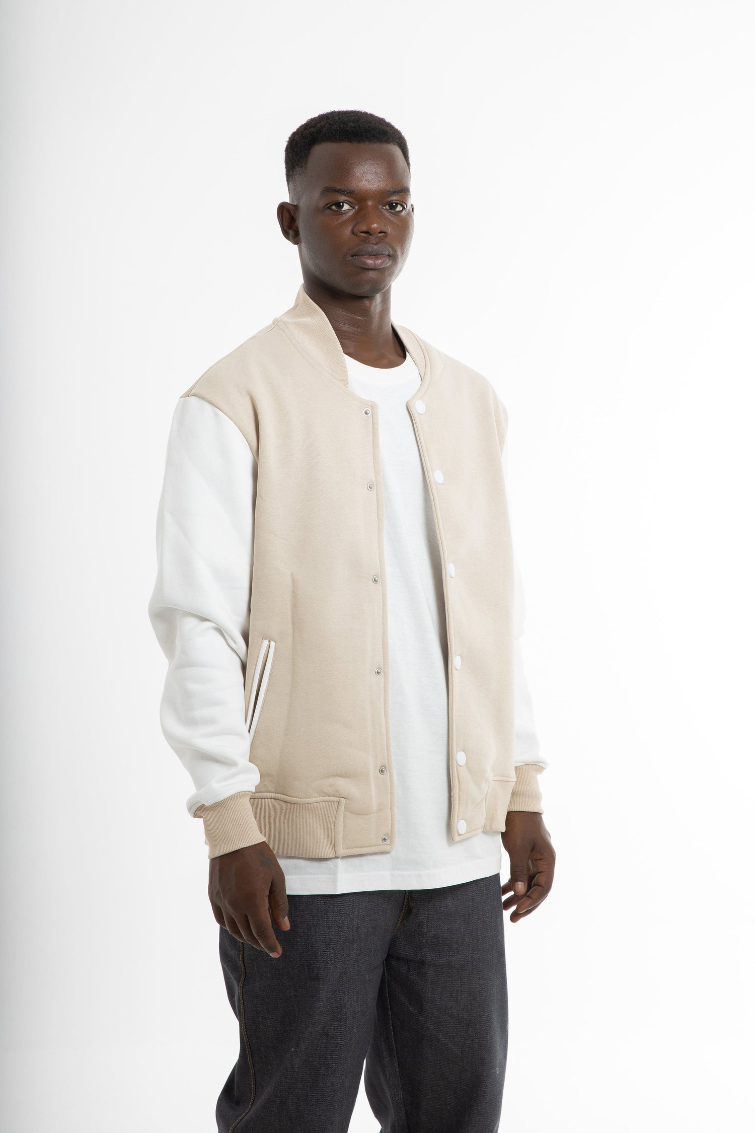 Baseball beige jacket