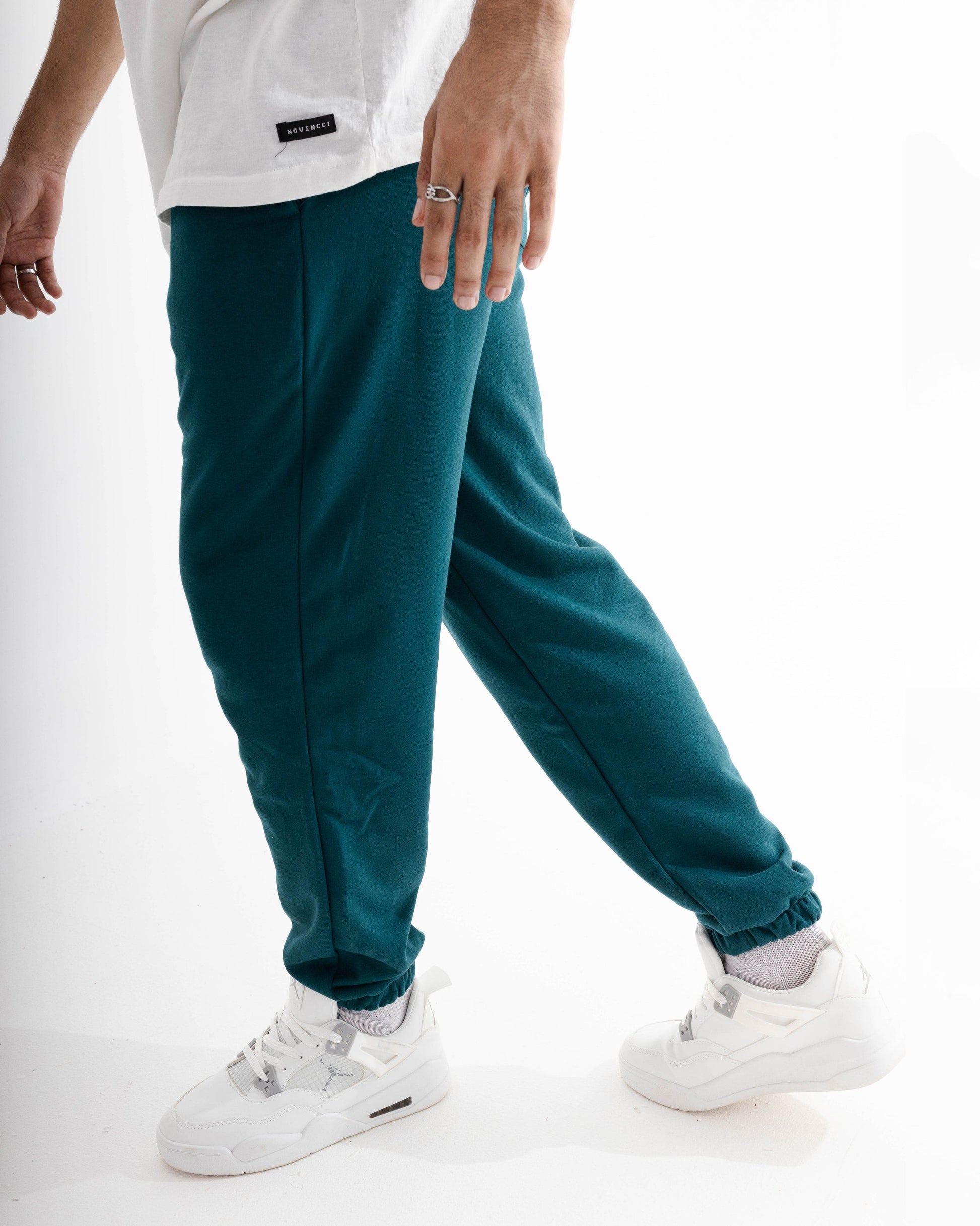 Basic teal sweatpants – Novencci